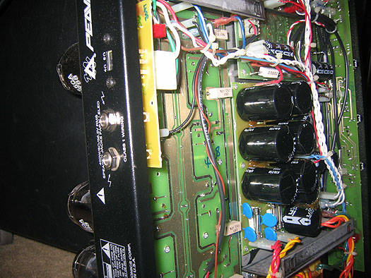 the guts of a Peavey Classic 400!